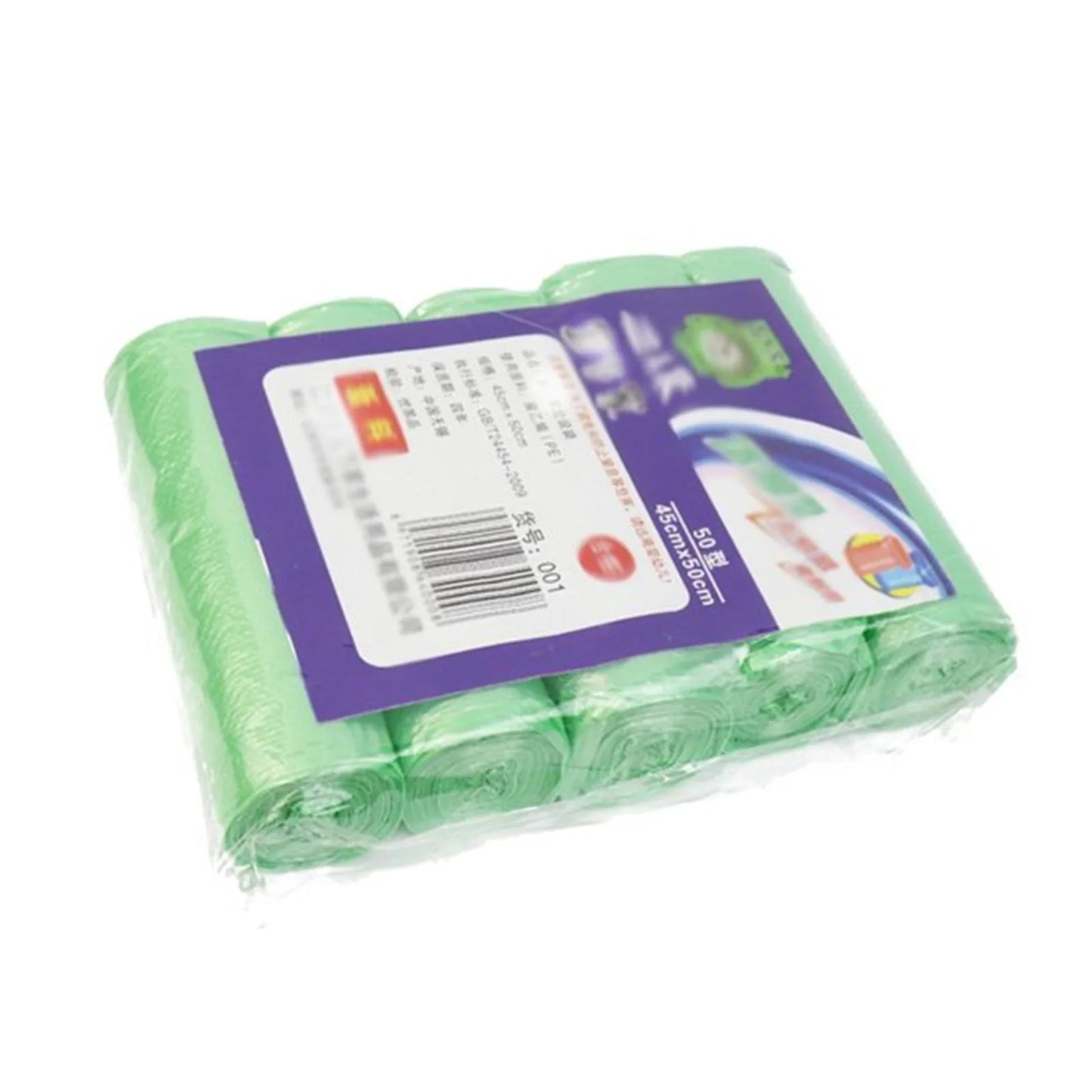 5 Rolls 100 Counts Disposable Small Trash Bags  Office Kitchen Waste