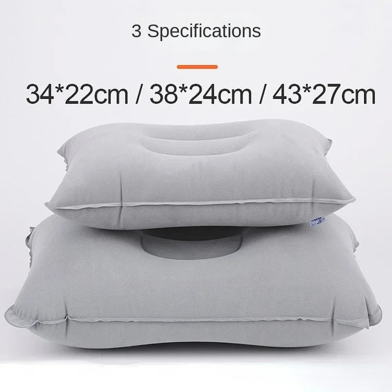 Portable Fold Outdoor Travel Sleep Pillow Camping Tent Inflatable Pillow Airplane Hotel Rest Comfortable Sleep Pillows