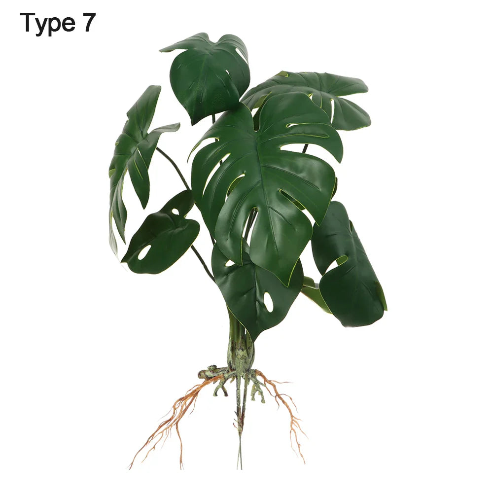 Home Decoration Desktop Ornament Party Supplies Simulation Greenery Plant Wall Artificial Hydroponic Plants With Root
