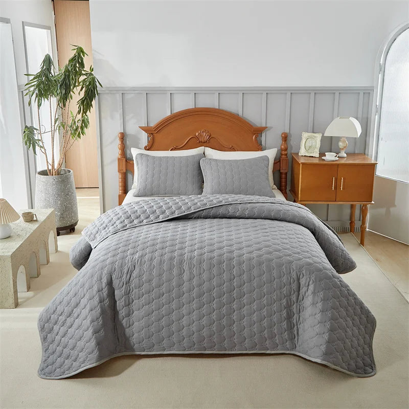 Soft Bedspreads Bed Coverlets Queen Quilt Bedding Pillow Shams,  Queen Size Coverlet