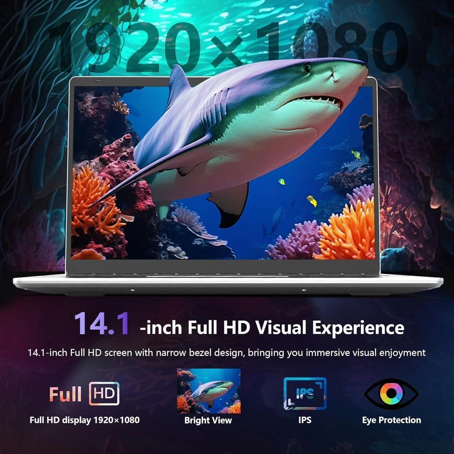 LENOU 15.6' HD Gaming Laptop Intel Core I9-10980HK 16GB DDR4 1TB/2TB SSD Windows 11 Gamer Computer Office Business Notebook PC