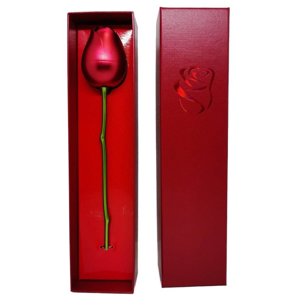 Rose Holder Eternal Love Necklace Set Romantic Rhombus Zircon Pendant With Immortal Valentines' Day Gifts