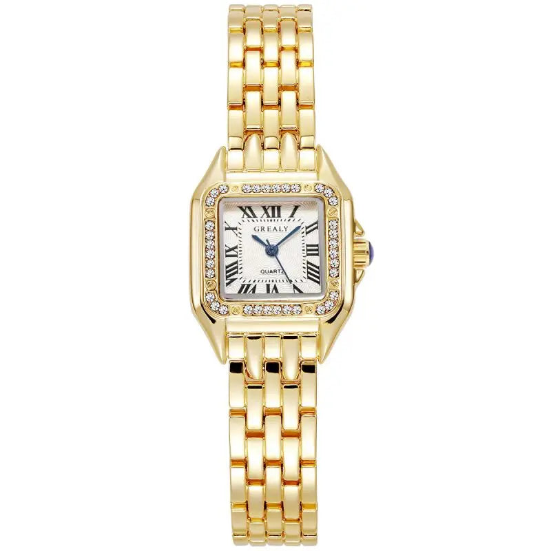 MAYZHISU Luxury Women's Watches Classic Brand Square Ladies Quartz Wristwatches Alloy Strap Business Female Clock Bracelet watch