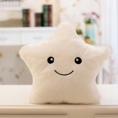 Luminous Pillow Christmas Toys, Led Light Pillow,plush Pillow, Hot Colorful Stars,kids  Birthday Gift YYT214
