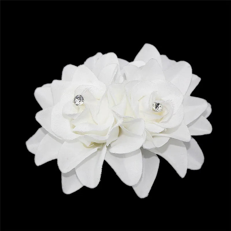 1PC Women Chic Fashion Flowers Hair Clips Gift Sand Beach Colorful Handmade Butterfly Orchid Vacation Hair Accessories