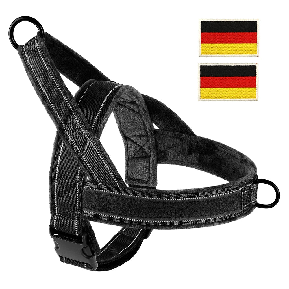 No Pull Dog Harness Military Tactical Dog Harnesses Vest Reflective Pet Training Harnesses Durable For Small Medium Large Dogs