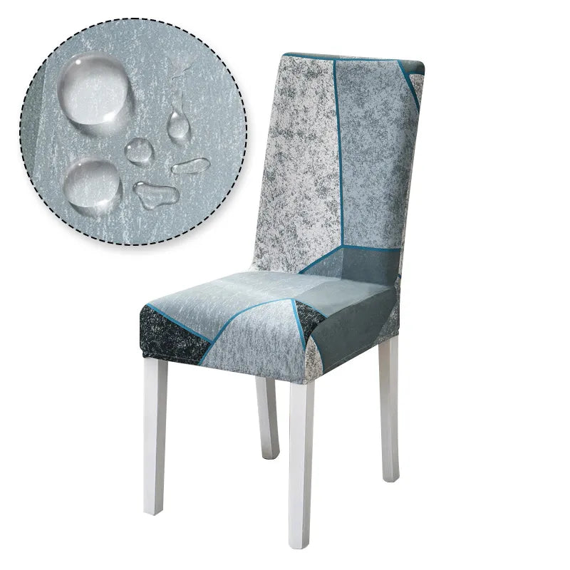Chair Cover Printed Stretch Anti-dirty Elastic Seat Cover used For Wedding Party Home Kitchen Dining Room office living room