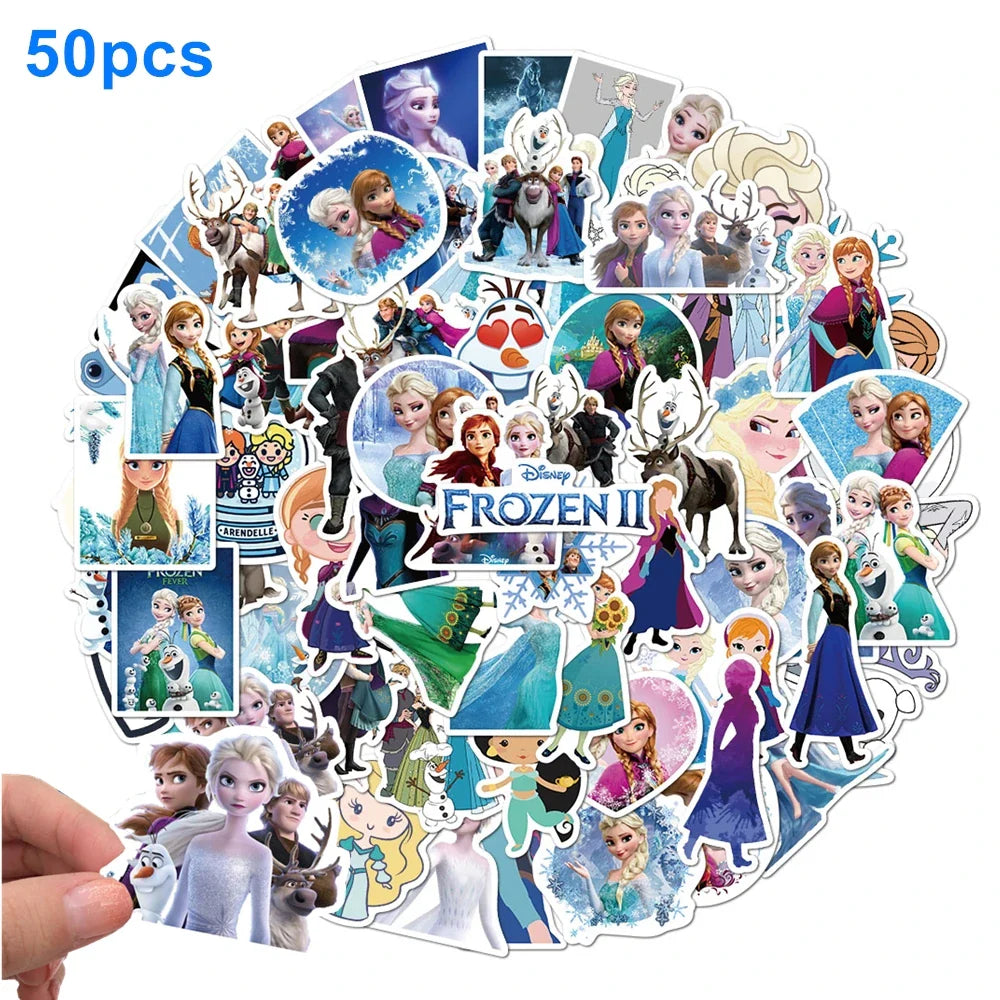 Frozen Anna Elsa Princess Birthday Party Decorations Balloon Disposable Tableware Party Supplies