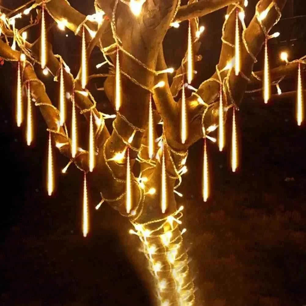 Led Hanging String Lights Meteor Shower