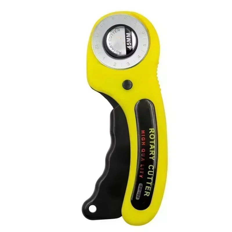 LeatherCraft 45mm Rotary Cutter Leather Cutting Tool Patchwork Sewing Quilting Fabric Cutter Circular Blade DIY For Leather Tool