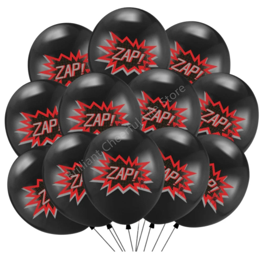 12 Inch Marvel Superhero Latex Balloon Set Avengers Spiderman Hulk  Boys Birthday Party Baby Shower Party Decorations Kid Toys