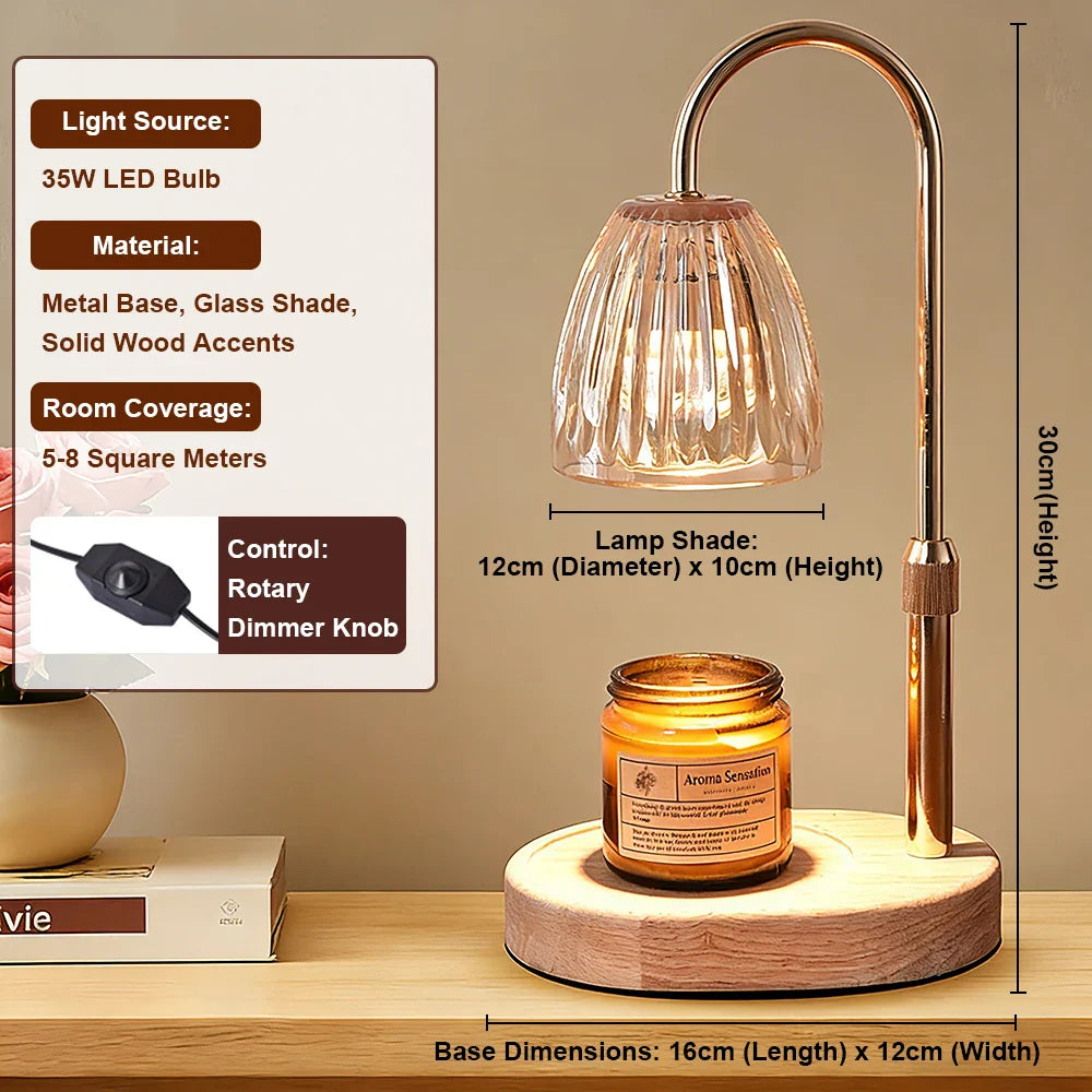 35W Candle Warmer Lamp, Aromatherapy ,Heating Lamp for Romantic Atmosphere.