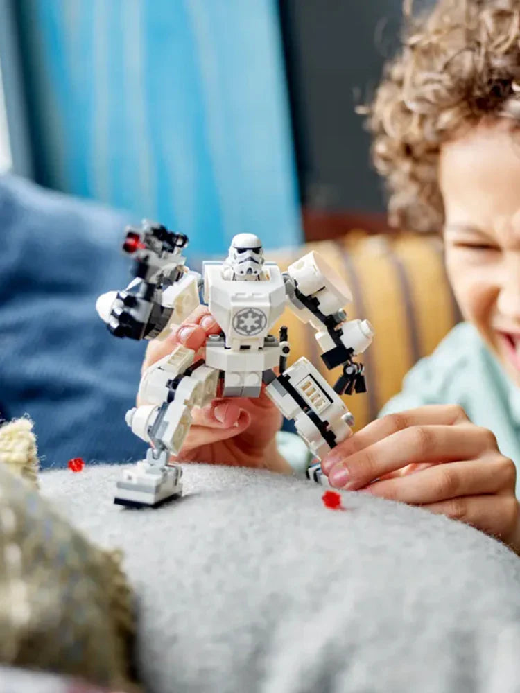 LEGO 75370 Star Wars Stormtrooper Mech Star Wars Collectible for Kids, Star Wars Action Figure Features a Cockpit
