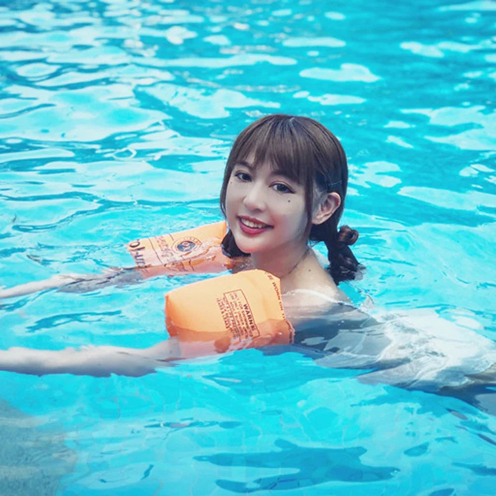 Inflatable Swimming Arm Rings Arm Float Inflatable Pool Floating Circle Sleeves Arm Rings Pool Buoys Armbands For Swimming Pool