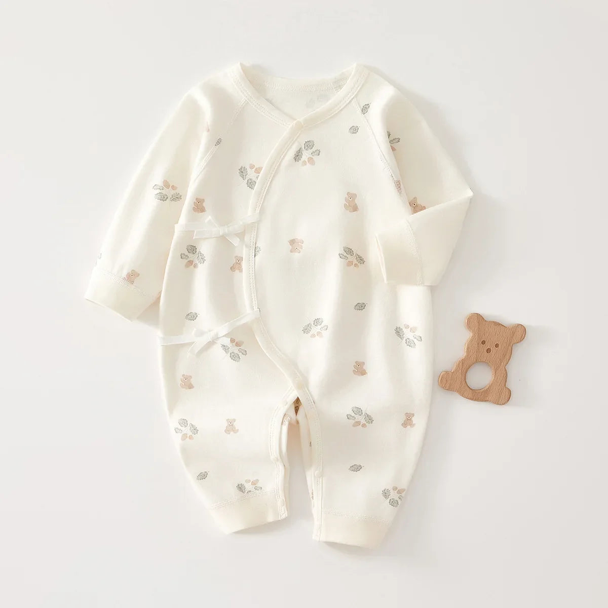 AYNIGIELL High-Quality Newborn Baby Jumpsuit Four Season Cute Children's Jumpsuit 0-6M Cute Baby Girl Male Baby Clothing