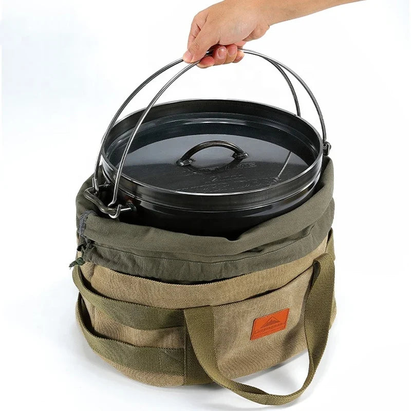 Large Size Convenient Camping Bag Food Fruit Vegetable Water Outdoor Activities Carry Bag