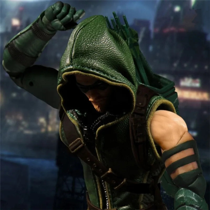 Hot toys Marvel DC Anime Superheroes Green Arrow Oliver Queen joint Movable Action Figure Collectible Model Toy Figures gifts