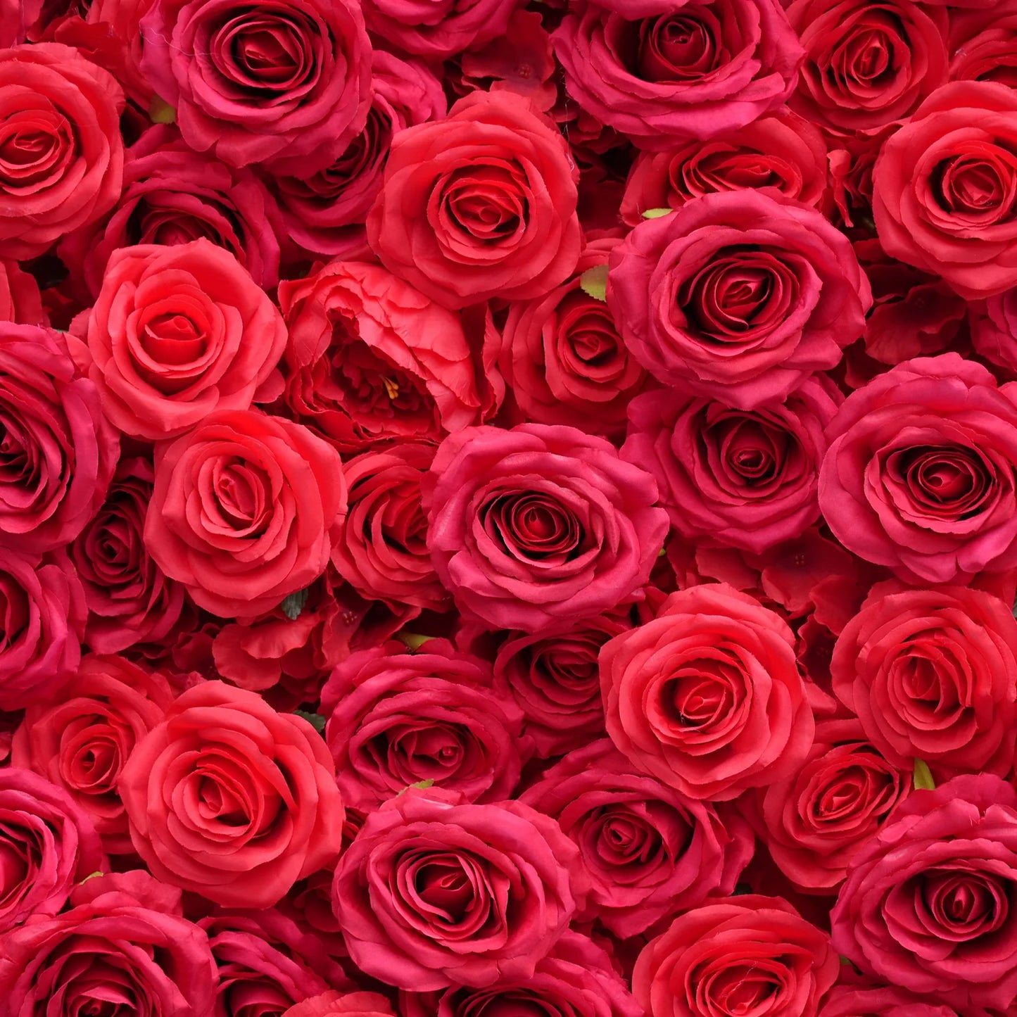 Angela Flower Red Rose Creative Love Heart Floral Wall Cloth Base Flower Arrangement Wedding Backdrop Frame Proposal Decor A7699
