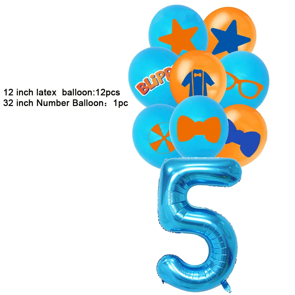 Bli-Ppi-Toy English Teacher Theme Birthday Party Decorative Disposable Tableware Set Background Balloon Banner Baby Shower Gift
