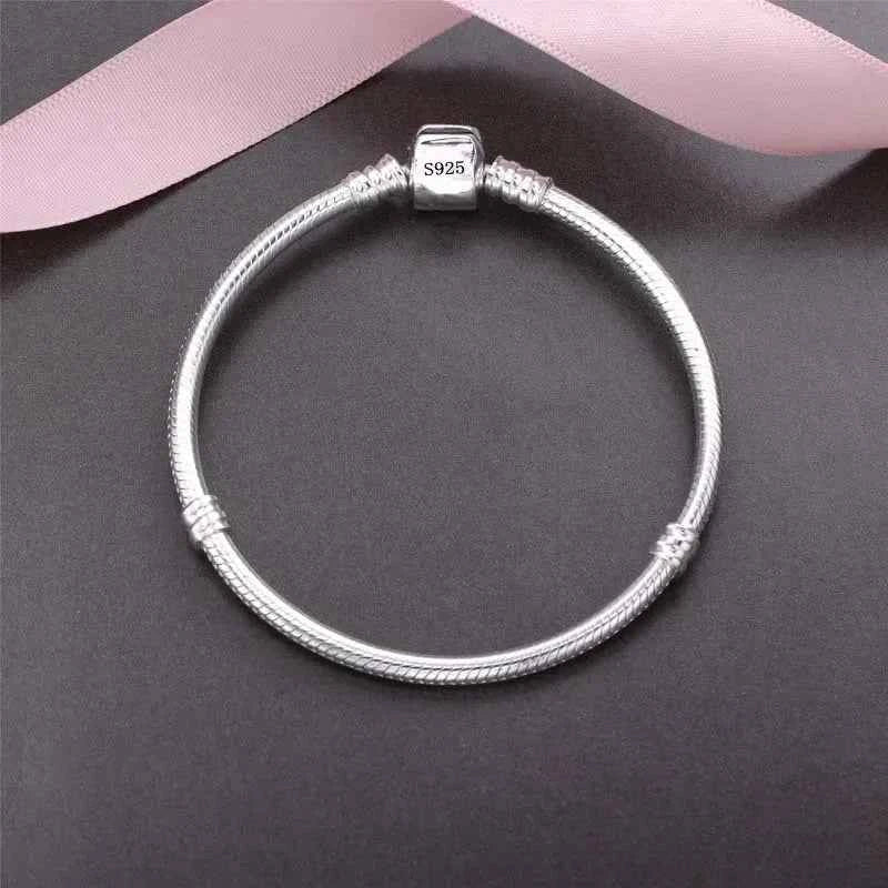 Handmade Original Fine Jewelry Charm Bracelet Soft Smooth Snake Bone Bracelets Women