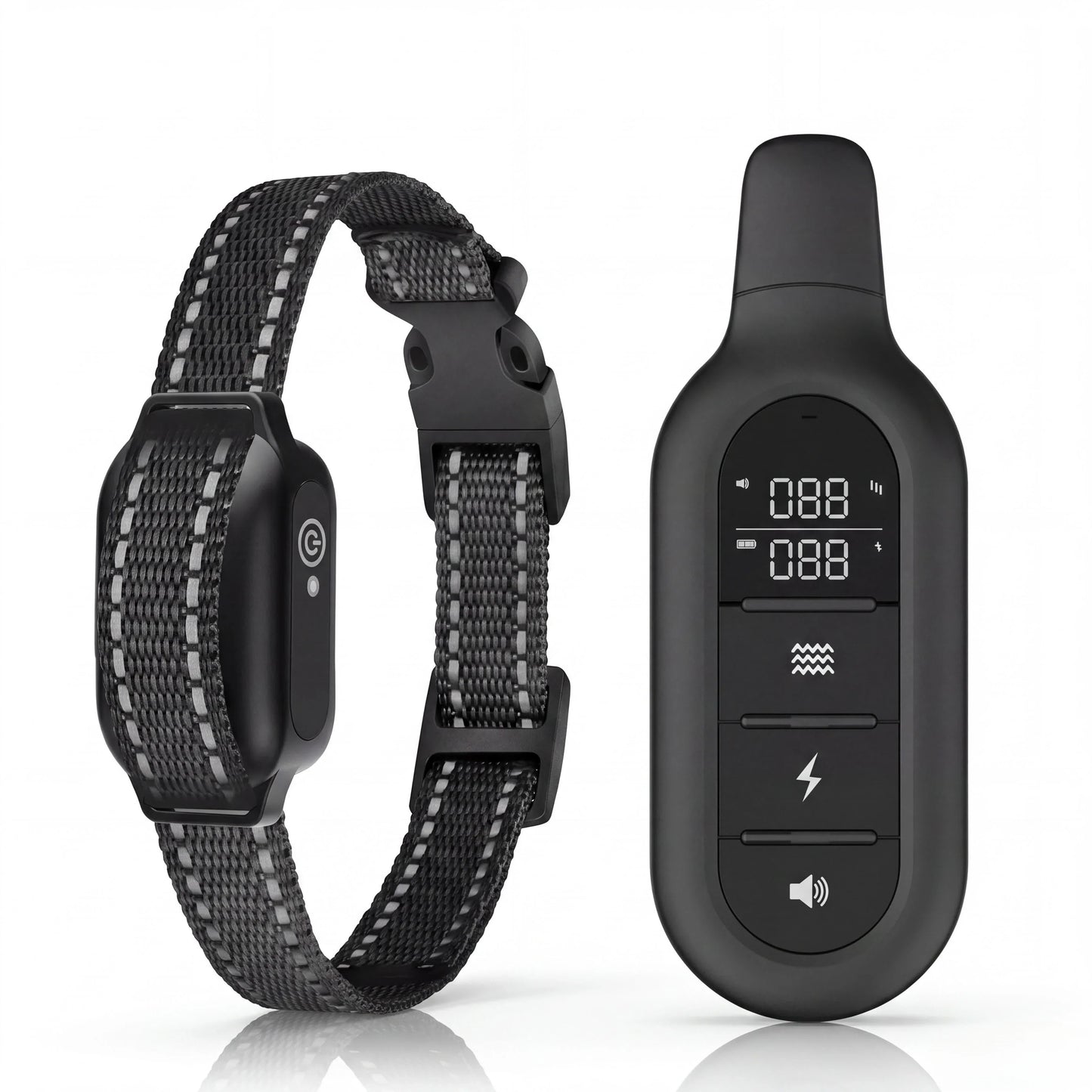 1000M Dog Training Collar Remote Control, Waterproof Rechargeable Dog Bark Collar with Shock Vibration Modes for All Dogs