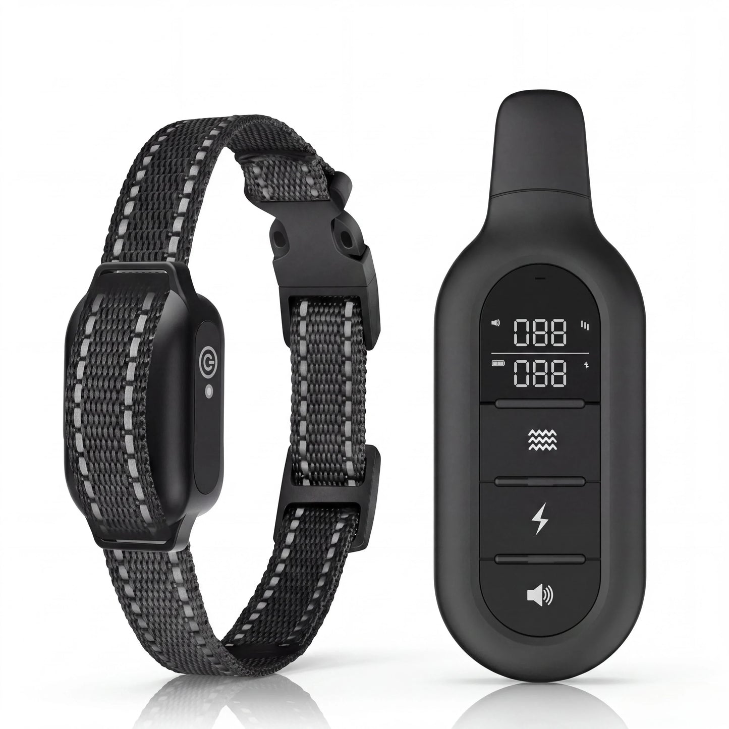 1000M Dog Training Collar Remote Control, Waterproof Rechargeable Dog Bark Collar with Shock Vibration Modes for All Dogs