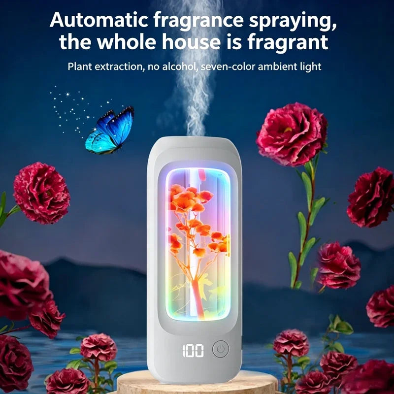 Automatic Scent Diffuser Machine Hotel Commercial Toilet Home Long Lasting Fragrance Dispenser Bathroom Odor Removal Aroma