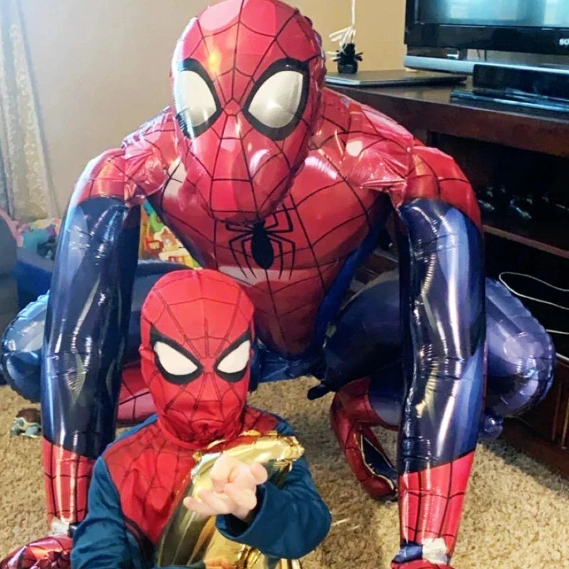 Super Hero Spiderman Foil Balloon Birthday Theme Party Decoration Baby Shower Inflatable Toy Air Globos Supplies