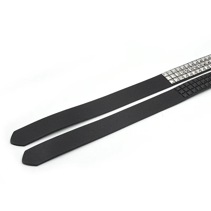High Quality Rivet Belt Men&Women's Studded Fashion Versatile Belts Punk Rock With Pin Buckle Drop Decoration Black Hot Sale
