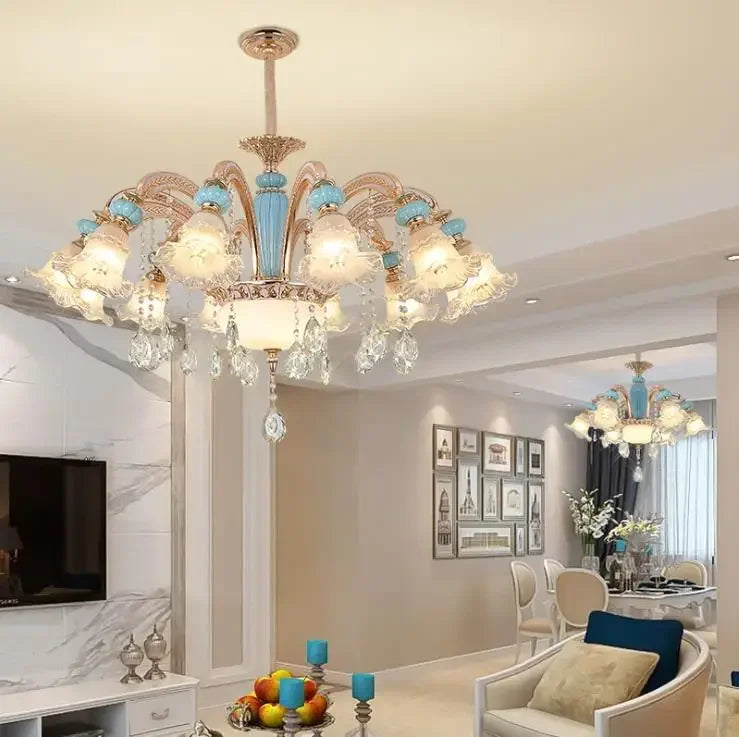 Dining Room Chandelier Light Modern Lighting Bedroom Crystal Lamp Living Lights Nordic Decoration Lamps Home