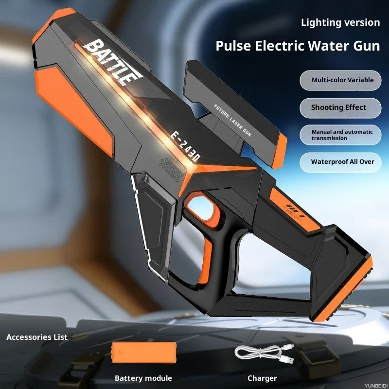 Electric Water Gun Automatic Storage Water Gun Large-capacity Continuous Spray Summer Outdoor Toy Water Gun Children's Gift