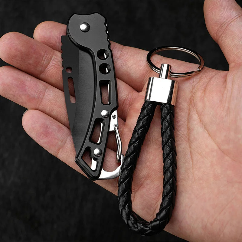 Portable folding knife, stainless steel, survival, hunting, camping, fishing, rock climbing, fruit knife, outdoor camping tools