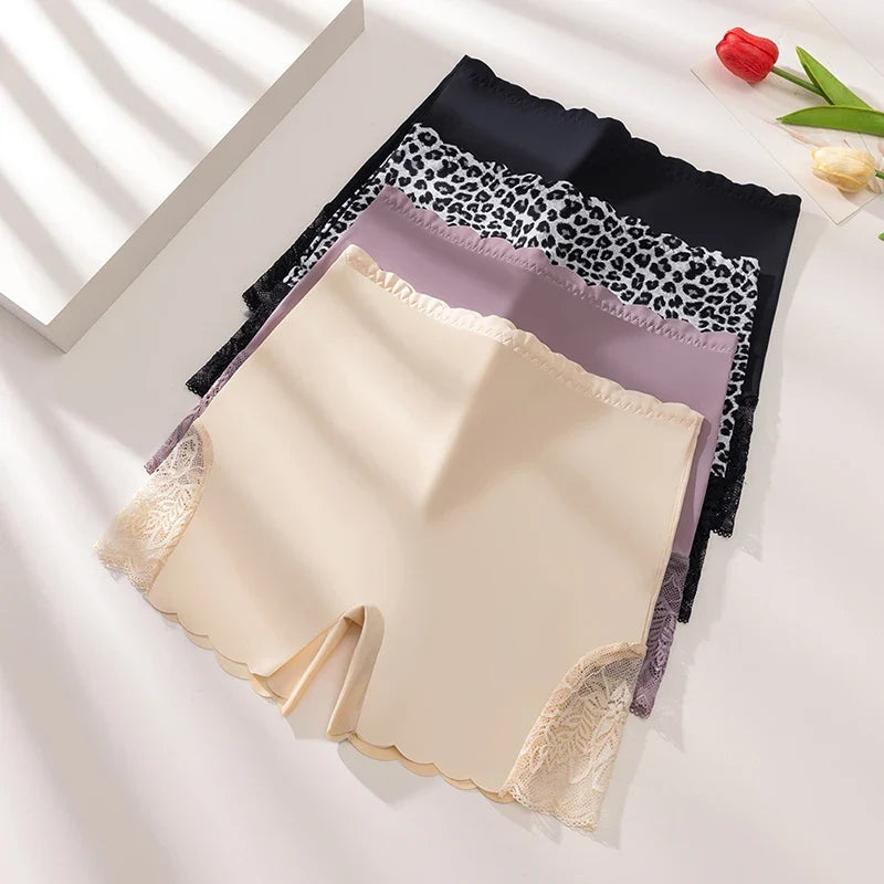 BZEL New High-Waist Women's Panties Seamless Boyshorts Leopard Sexy Lingerie Comfortable  Breathable Female Lcae Boxers Hot Sale