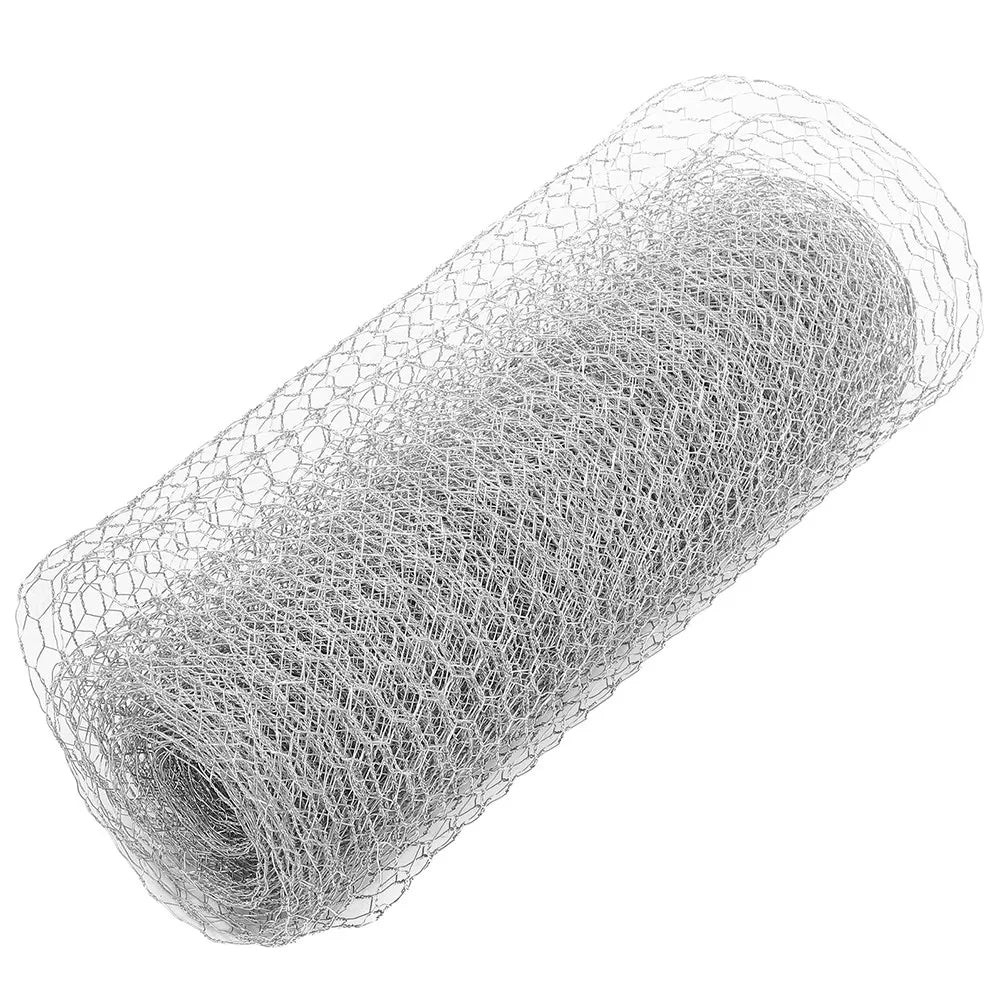 1 Roll Chicken Wire Fence Poultry Netting Garden Wire Mesh for Livestock Enclosure Outdoor DIY Projects Farm Animal Pen
