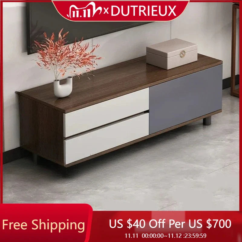 Living Room Luxury Tv Cabinet Vintage Elegant Display Tv Table.
