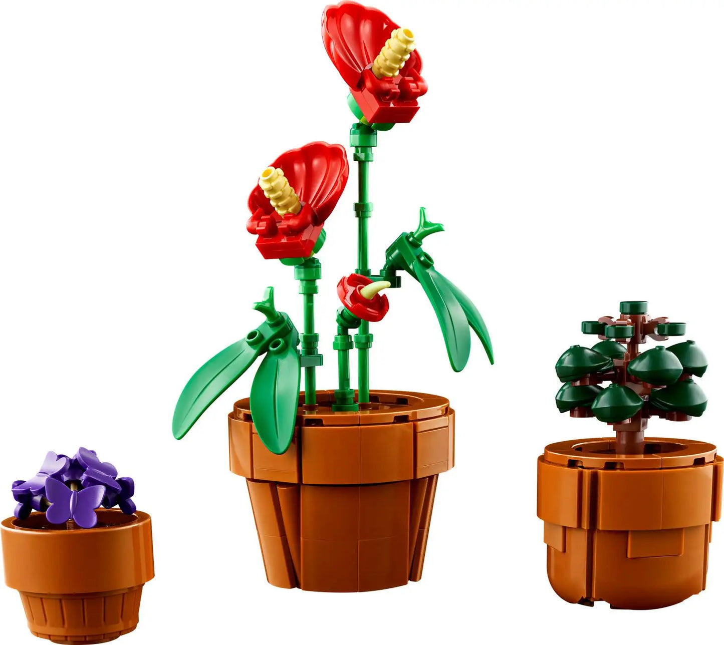 LEGO Icons Tiny Plants Building Set, Cactus Décor Gift for Flower-Lovers, Carnivorous, Tropical and Arid Flora, Botanical 10329