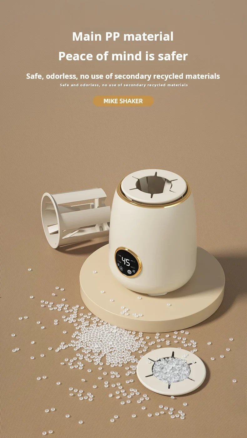 Bottle shaker outdoor baby milk powder warmer usb rechargeable multifunctional electric shaker milk warmer constant temperature