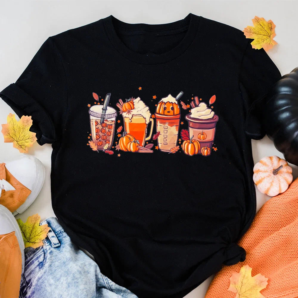 Tis The Season Shirt Retro Halloween Shirts Fall Season Pumpkin Ghost T Shirt Halloween Party Outfit Trick or Treat Clothes