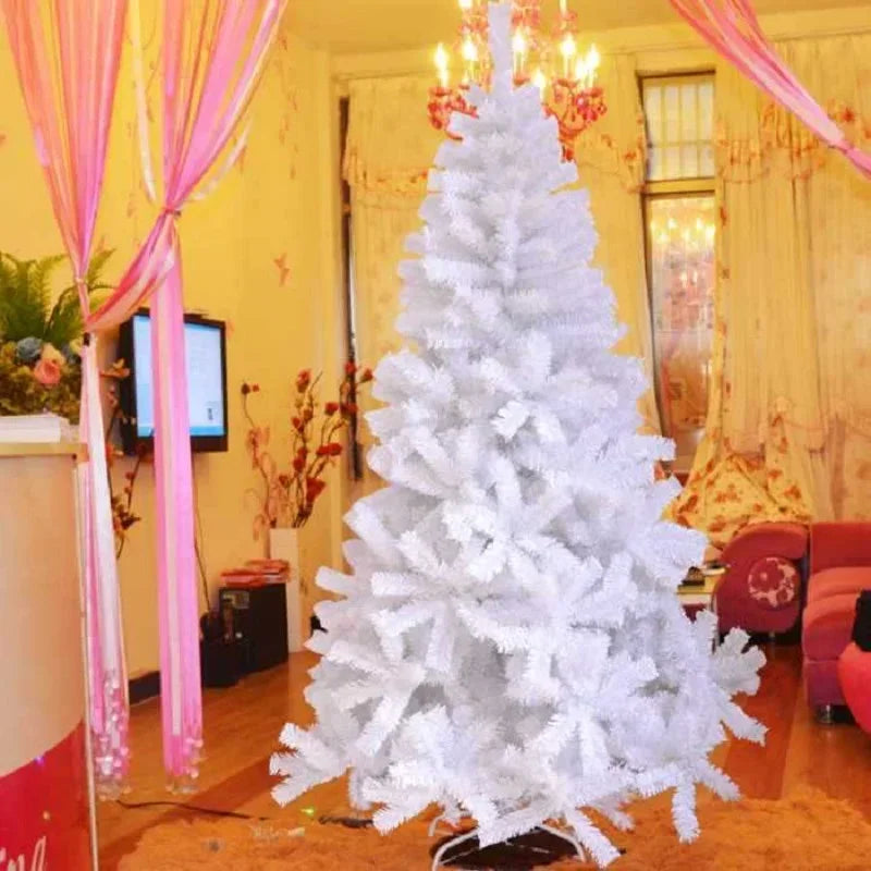 Christmas Tree  PVC Artificial White Indoor and Outdoor.