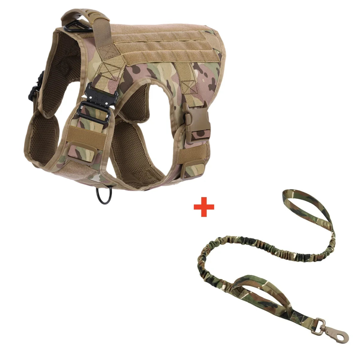 Tactical Military Vest Pet German Shepherd Golden Retriever Tactical Training Dog Harness and Leash Set For All Breeds Dogs