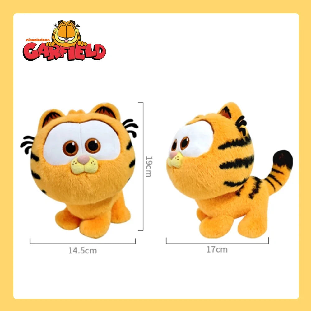 19-35cm Original GARFIELD Plush Toy Big Size Odie Fluffy Stuffed Doll The Garfield Show Cartoon Anime High Quality Birthday Gift