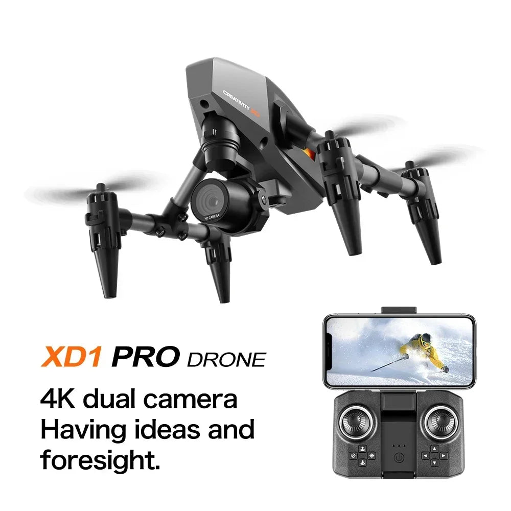 2024 New XD1 Mini Drone 8K Professionals HD Camera 5G GPS WIFI Height Maintaining Four Sides Obstacle Avoidance RC Quadcopter To