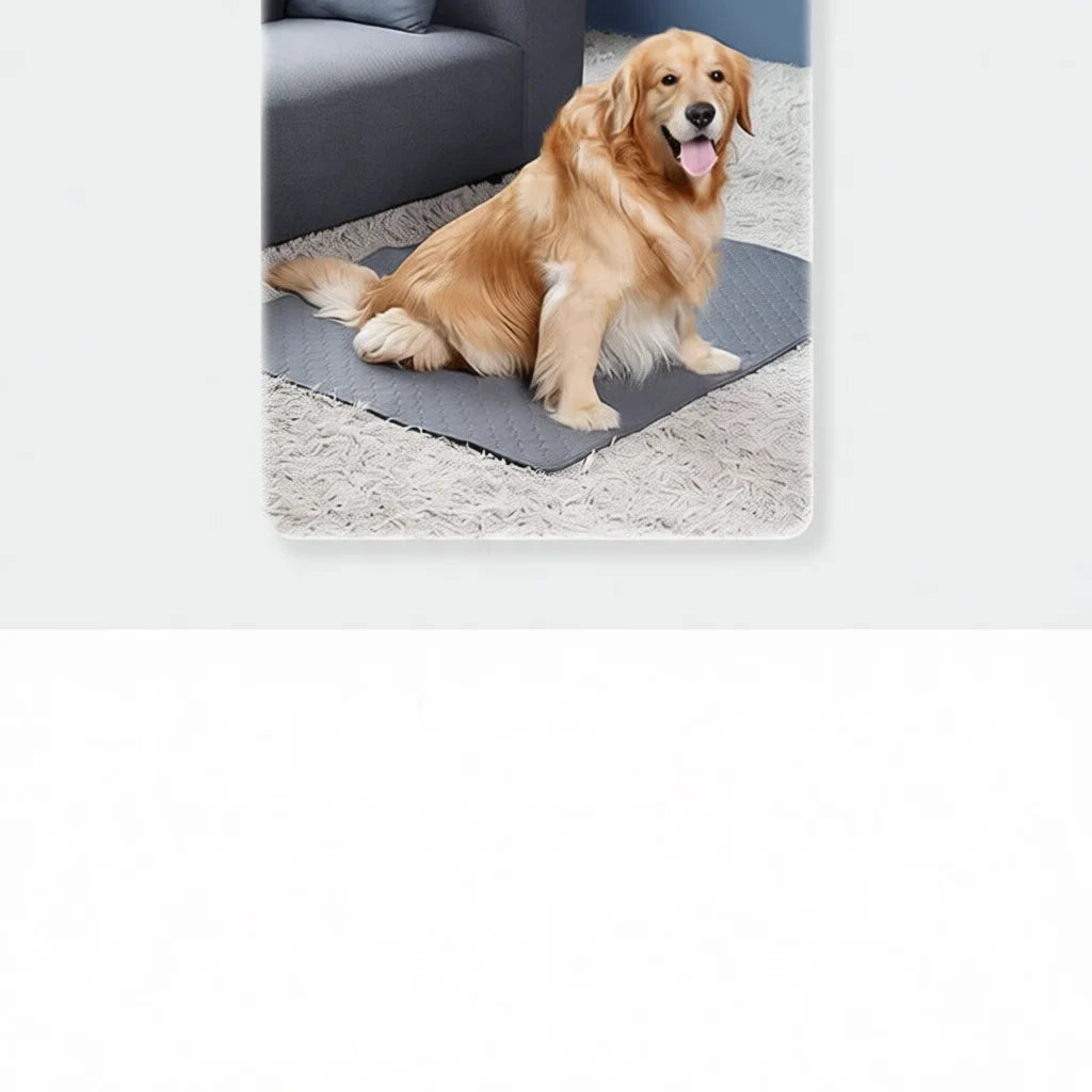 Reusable Waterproof Dog Crate Mat Washable Pet Pee Pad Breathable Kennel Bedding Blanket For Puppy And Large Dogs