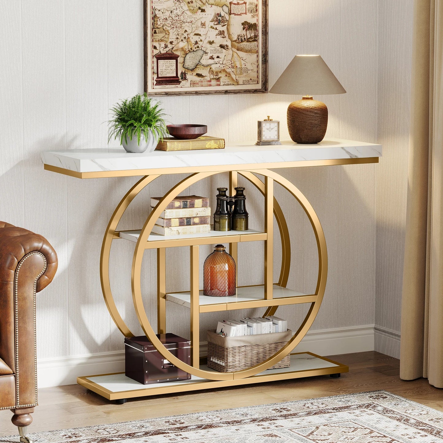Console Entryway Table 41.3-Inch for Living Room, Foyer Hallway