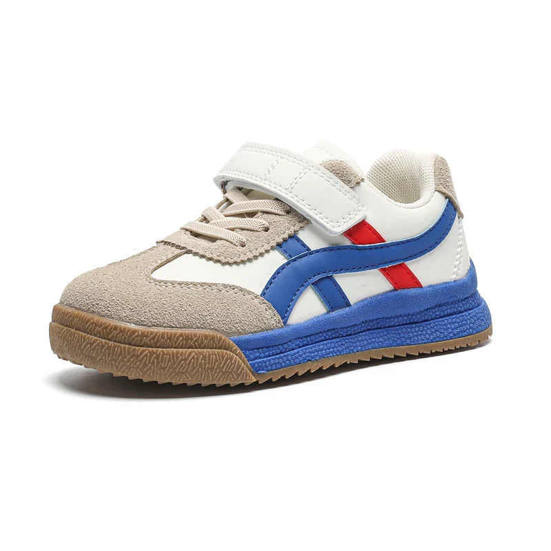 Children's Casual Sneakers Blue Low-top Soft Bottom Boys Girls Board Shoes Four Seasons Models Purple Non-slip Kids Casual Shoes