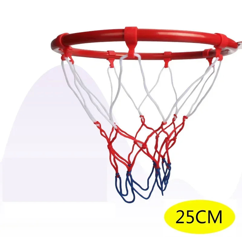 Children Basketball Hoop Door Wall Mounted Rim Screws Installed Goal Net Indoor Outdoor Shooting Practice Toy Sports Equipment
