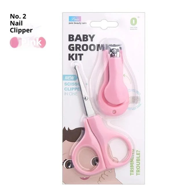 Baby Care Kit Baby Nail Clippers Nasal Aspirator Nose Cleaning Tool