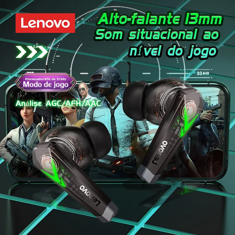 Choice Original Lenovo LP6 TWS Wireless Buletooth V5.1 Earphones Dual Mode Music Gaming Headsets New E-Sports  Headphones