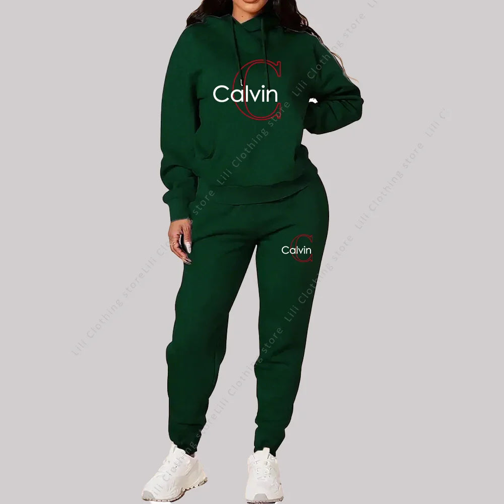 2025 New Ladies Aesthetic Designer Clothes, Trend Sportswear, Hoodies, Sweatpants, 2 piece Outfits.