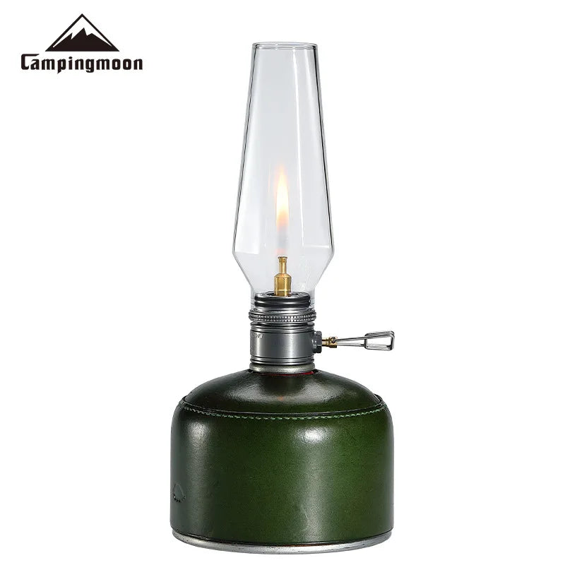 CAMPINGMOON T-1 Outdoor Gas Coreless Candle Lamp Gasification Tent Gas Lamp Atmosphere Camping Flat Gas Candle Lamp